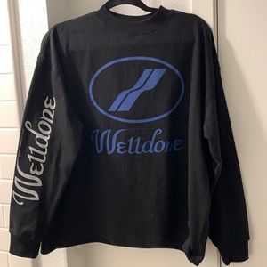 WE11DONE
Black Logo Long Sleeve T-Shirt